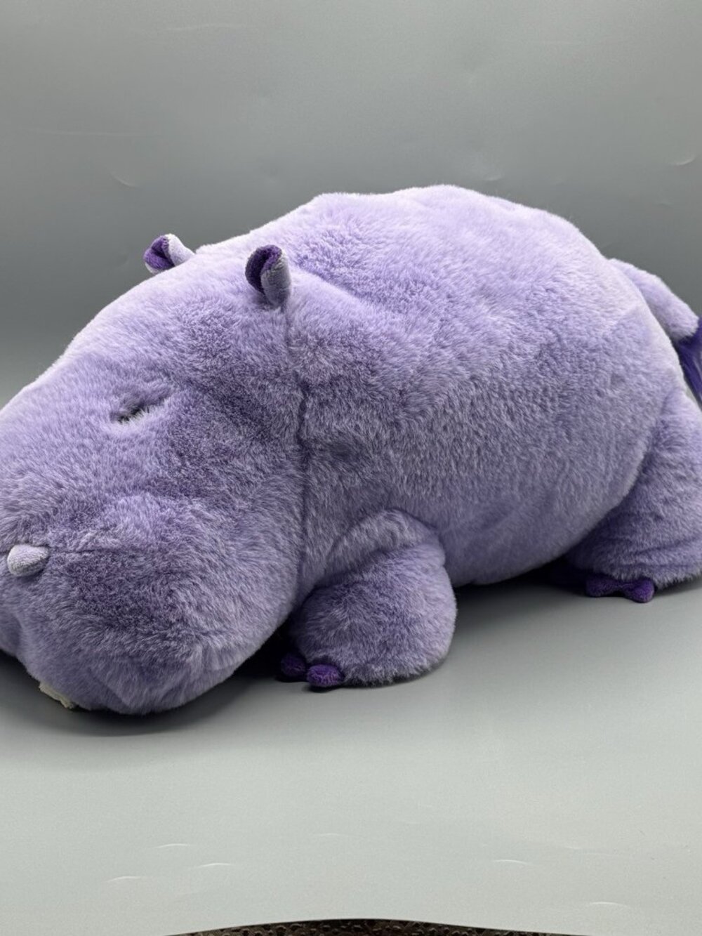 Giggle Scape Purple Hippo Hippopotamus Plush Stuffed Animal 15"